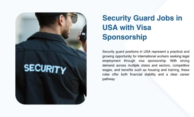Security Guard Jobs in USA