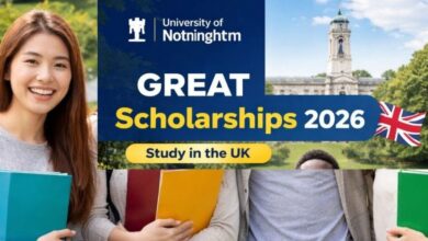 University of Nottingham GREAT Scholarships