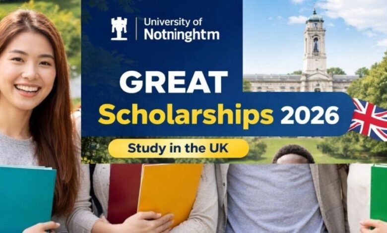 University of Nottingham GREAT Scholarships