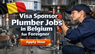 Visa Sponsor Plumber Jobs in Belgium for Foreigner