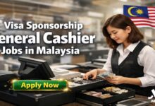 Visa Sponsorship General Cashier Jobs in Malaysia