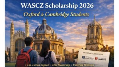 WASCZ Scholarship for Oxford and Cambridge Students