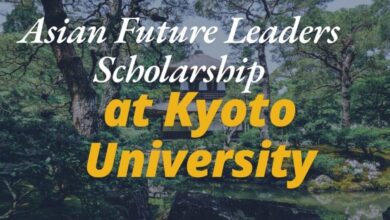 Asian Future Leaders Scholarship at Kyoto University