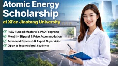 Atomic Energy Scholarship at Xi’an Jiaotong University