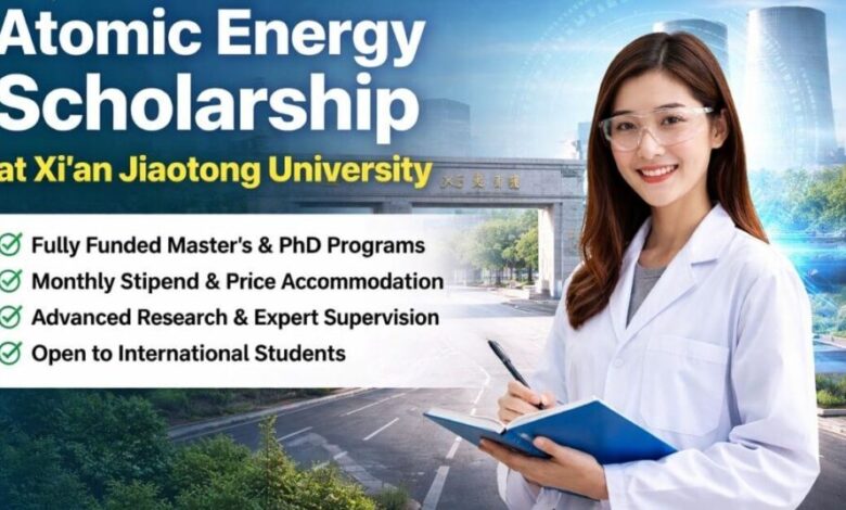 Atomic Energy Scholarship at Xi’an Jiaotong University