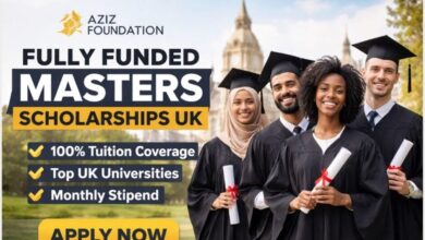 Aziz Foundation Fully Funded Masters Scholarships UK