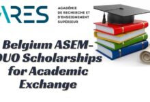 Belgium ASEM-DUO Scholarships for Academic Exchange