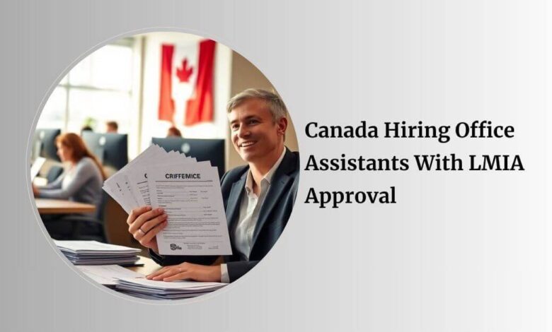Canada Hiring Office Assistants With LMIA Approval