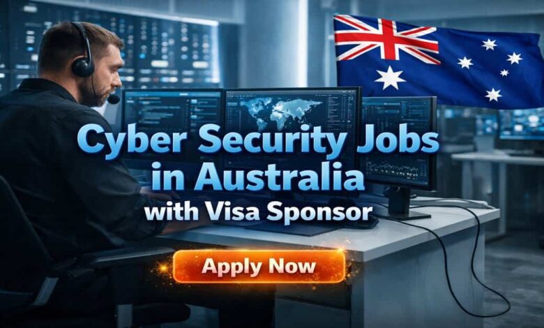 Cyber Security Jobs in Australia with Visa Sponsor