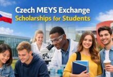 Czech MEYS Exchange Scholarships for Students
