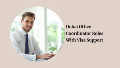 Dubai Office Coordinator Roles With Visa Support