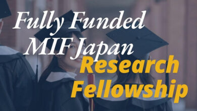 Fully Funded MIF Japan Research Fellowship