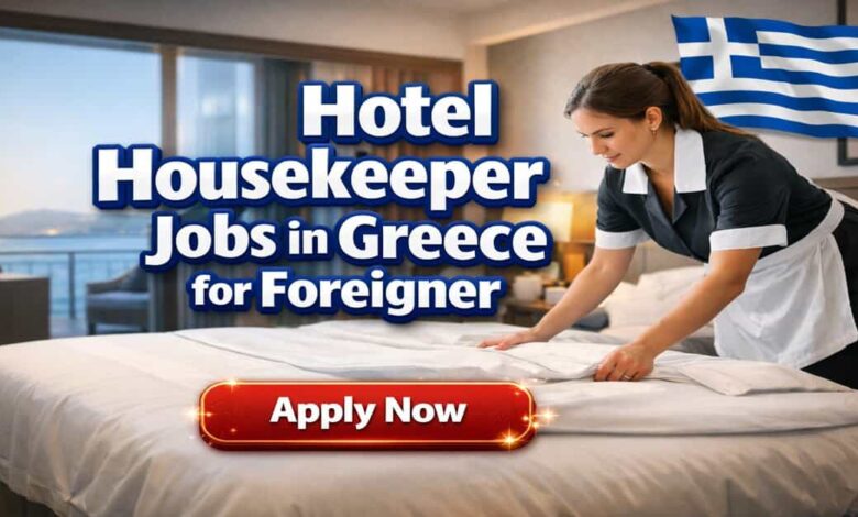 Hotel Housekeeper Jobs in Greece for Foreigner