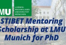 STIBET Mentoring Scholarship at LMU Munich for PhD