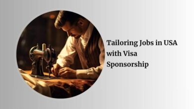 Tailoring Jobs in USA with Visa Sponsorship