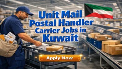 Unit Mail Postal Handler Carrier Jobs in Kuwait