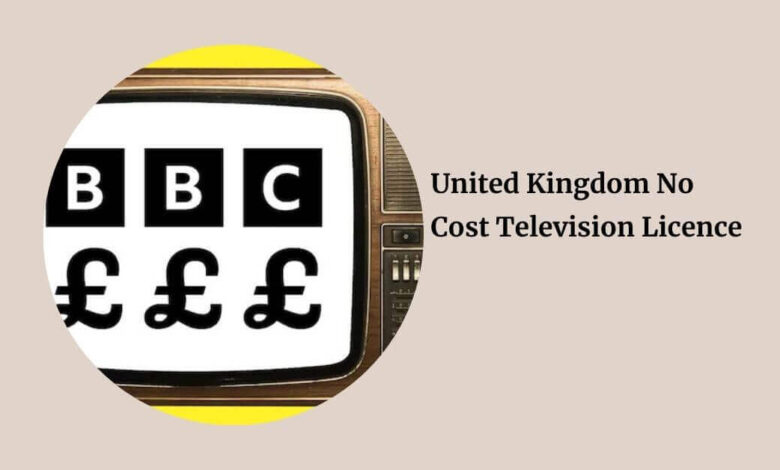 United Kingdom No Cost Television Licence