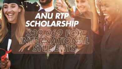 ANU RTP Scholarship $39,069 for International Students