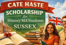Cate Haste Scholarship for History MA Students Sussex