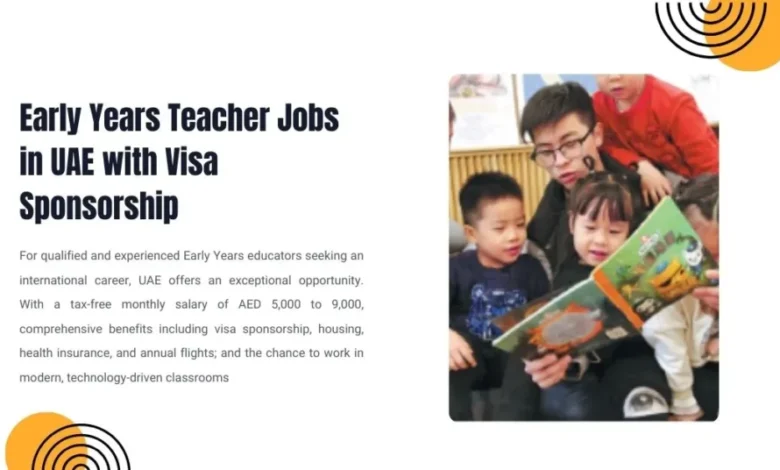 Early Years Teacher Jobs in UAE