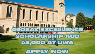 Global Excellence Scholarship AUD 48,000 at UWA