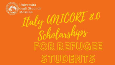 Italy UNICORE 8.0 Scholarships for Refugee Students