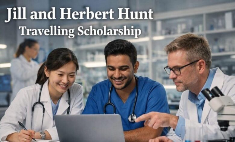 Jill and Herbert Hunt Travelling Scholarship