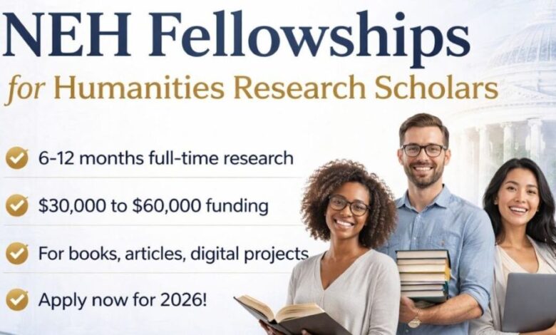 NEH Fellowships for Humanities Research Scholars