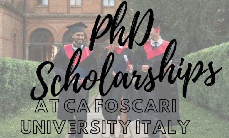 PhD Scholarships at Ca Foscari University Italy