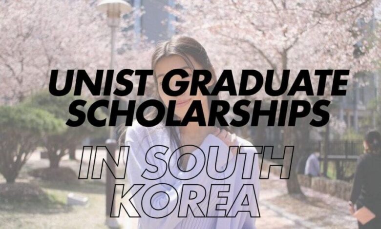 UNIST Graduate Scholarships in South Korea