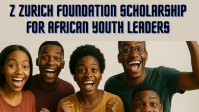 Z Zurich Foundation Scholarship for African Youth Leaders