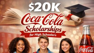 $20K Coca-Cola Scholarships for High Schoolers