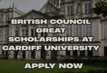 British Council GREAT Scholarships at Cardiff University