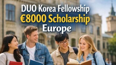 DUO Korea Fellowship €8000 Scholarship Europe