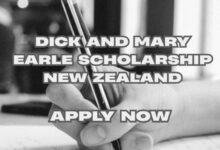Dick and Mary Earle Scholarship New Zealand