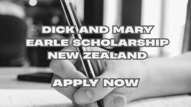 Dick and Mary Earle Scholarship New Zealand