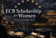 ECB Scholarship for Women Study in Europe Open