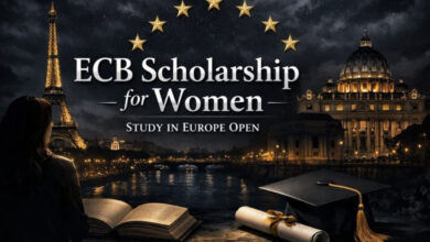 ECB Scholarship for Women Study in Europe Open