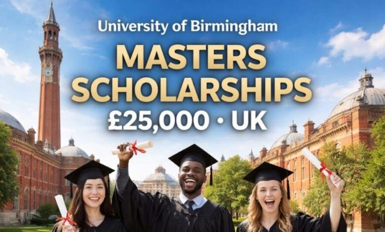 University of Birmingham Masters Scholarships £25000 UK