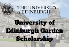University of Edinburgh Garden Scholarship