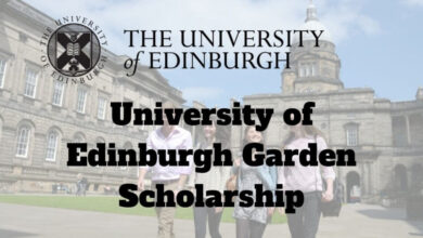 University of Edinburgh Garden Scholarship