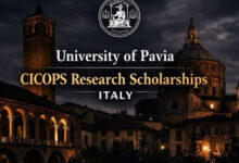 University of Pavia CICOPS Research Scholarships Italy